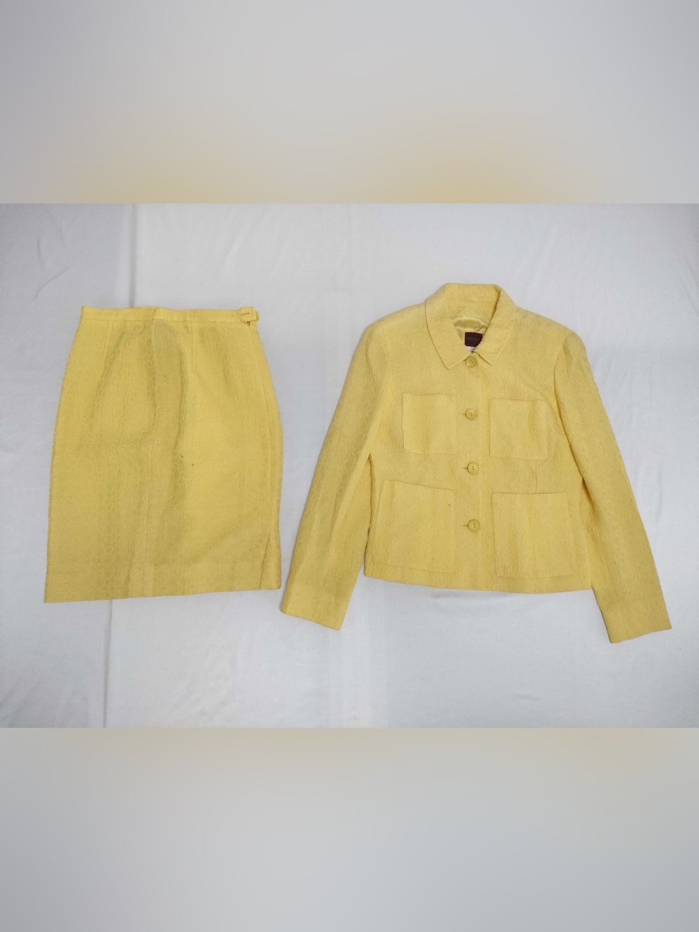 Kenzo Yellow Jacket and Skirt Set - Picture 2 of 9